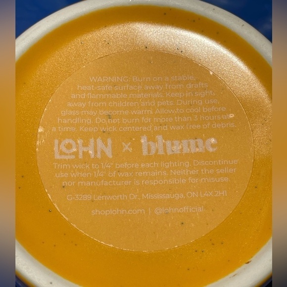[LOHN X Blume] PSL Pumpkin spiced latte Scented Candle In Mug - Picture 6 of 12